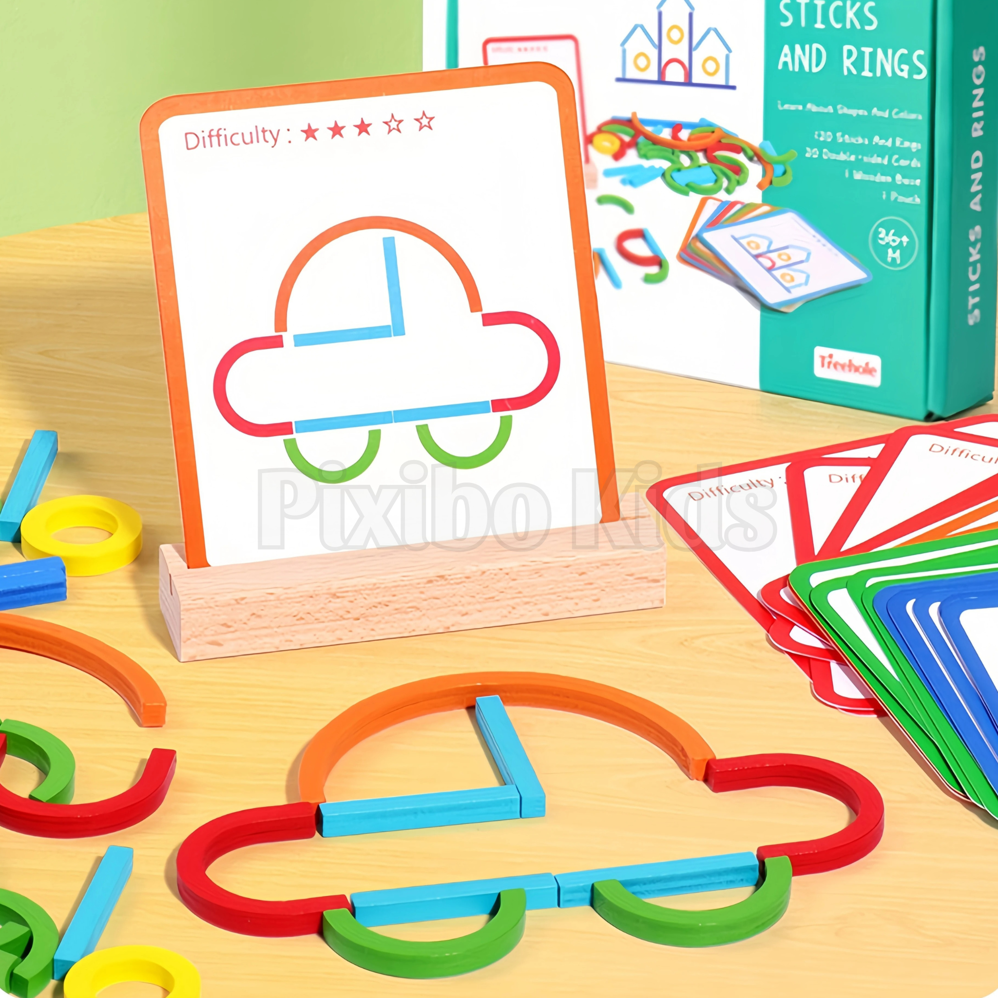 Pixibo Kids Montessori Jigsaw Toys
