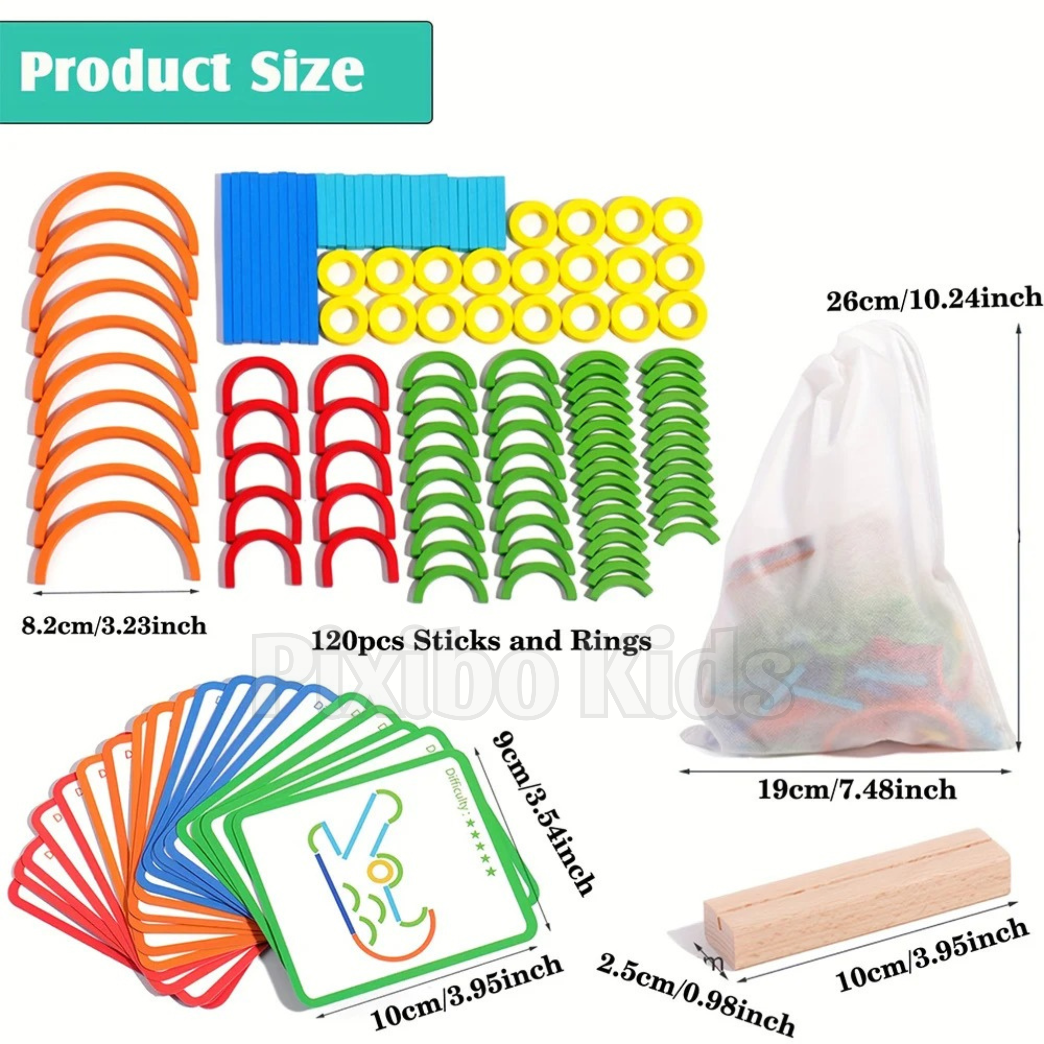 Pixibo Kids Montessori Jigsaw Toys