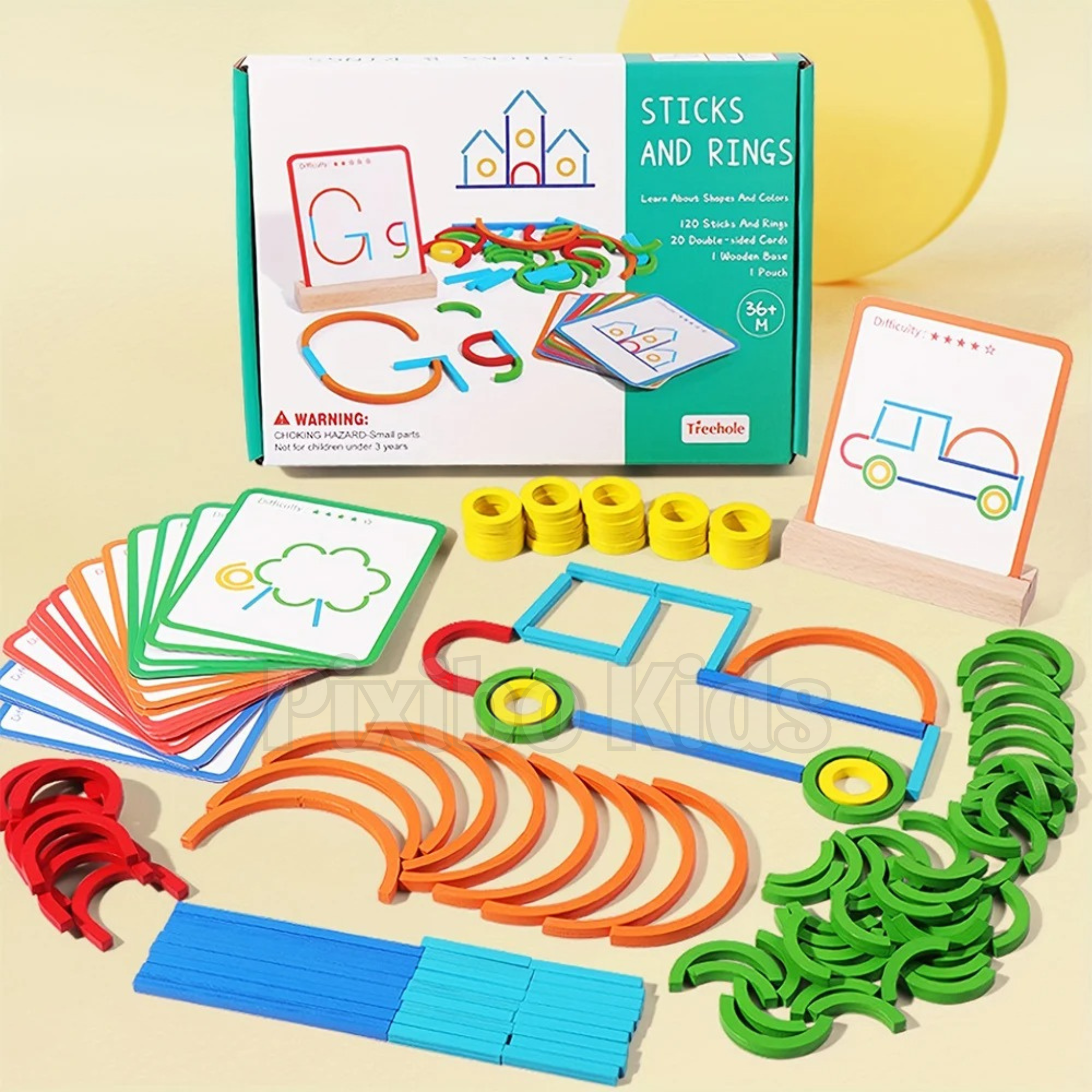 Pixibo Kids Montessori Jigsaw Toys