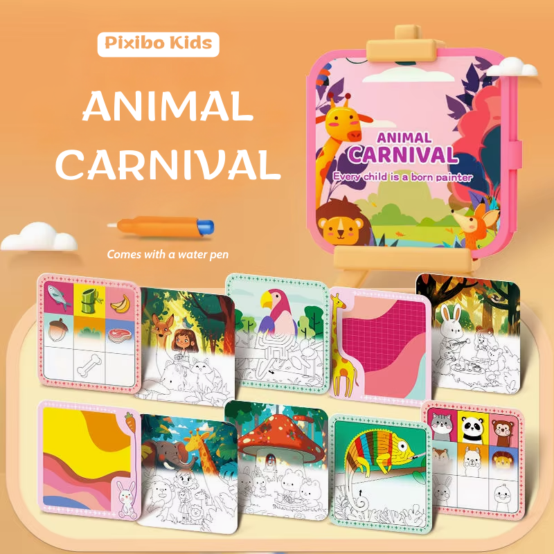 Montessori Magic Water Coloring  Book